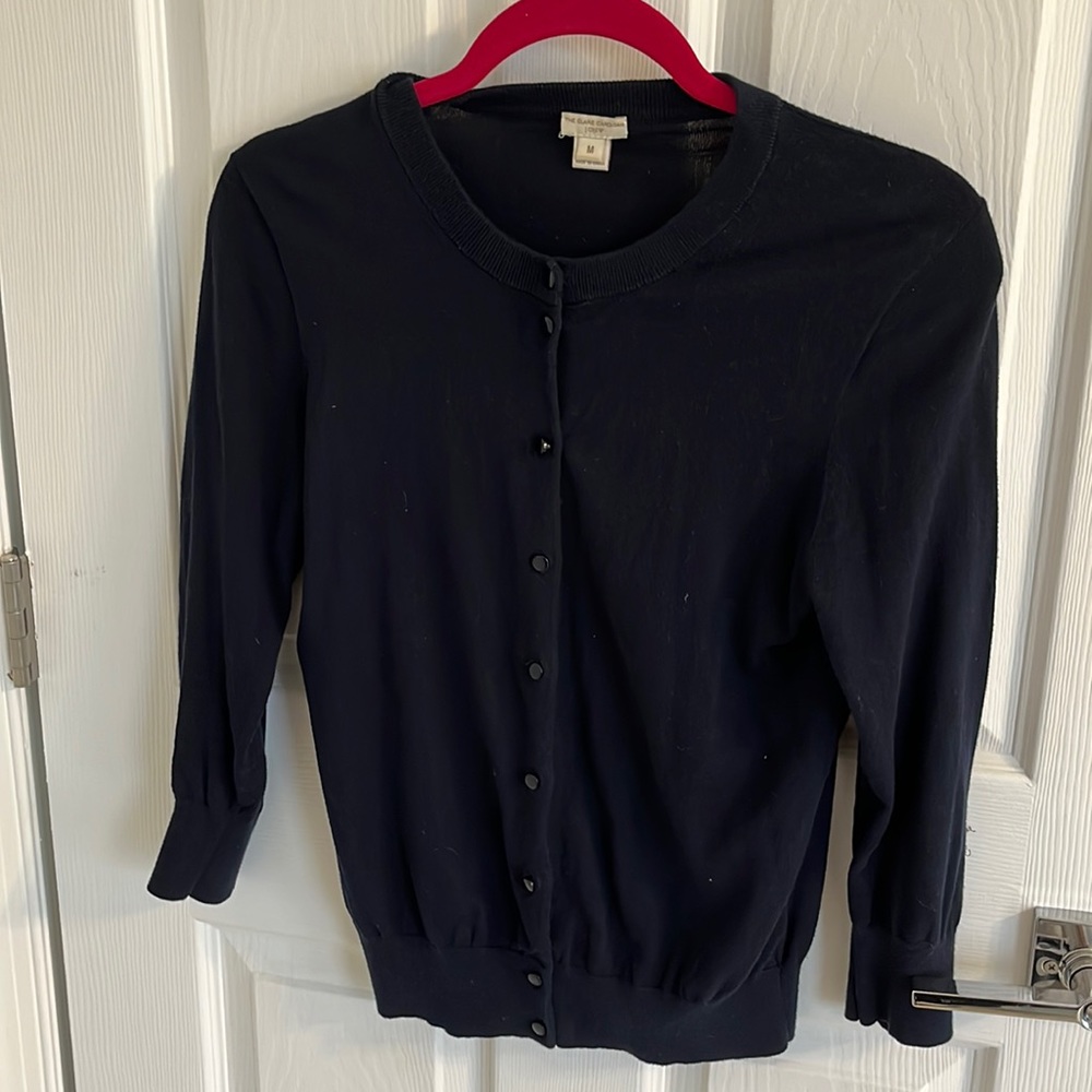 Navy jcrew cardigan